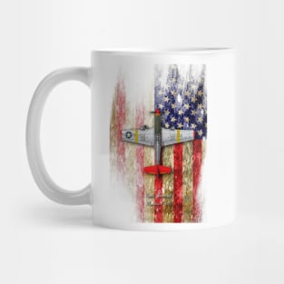 North American Mustang P-51B Mug